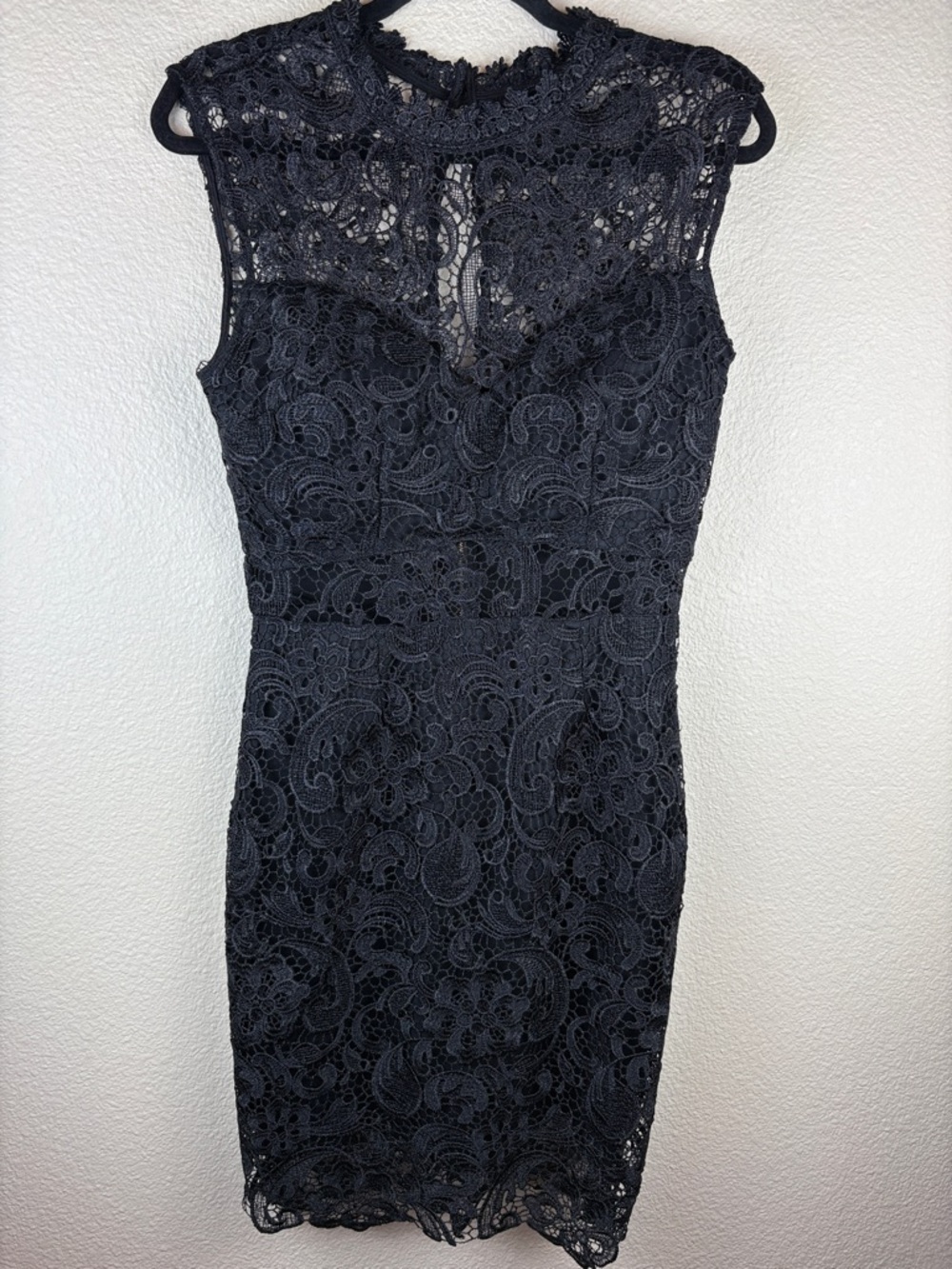 Soieblu Lace Cocktail Dress Women's Medium LBD Party Bodycon Event